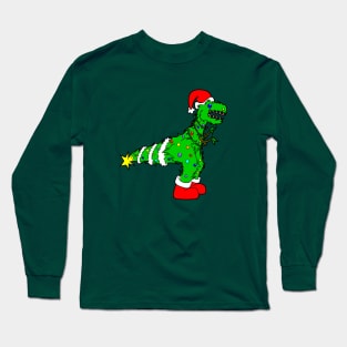 Christmas Tree Rex Long Sleeve T-Shirt